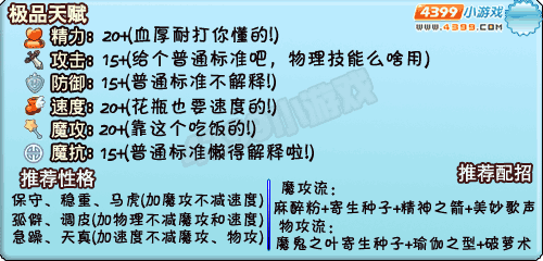 洛克王国呆小路推荐天赋和性格、推荐配招