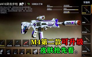 《和平精英》和平精英：M416新款升级皮肤，紫电流光和五爪金龙你更喜欢哪个？(视频)