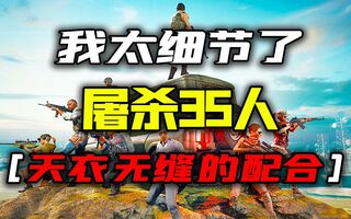 《和平精英》【有手就行05】专业团队35杀强势吃鸡，这波配合稳得亚匹(视频)