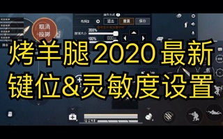 《和平精英教学》【和平精英解说_金色子弹】2020烤羊腿最新键位&灵敏度设置！(视频)