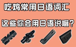 《吃鸡教学》【日语吃鸡教学】吃鸡常用日语词汇！吃鸡时遇到日本小哥肯定有用！(视频)