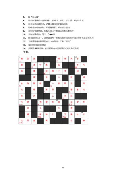 疯狂填字1答案大全所有题目通关详解_疯狂填字1答案攻略