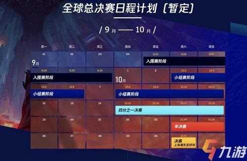 s10全球总决赛赛程表 s10世界赛赛程安排_s10全球总决赛赛程攻略